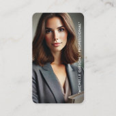 Minimale Marketing Beruflich Foto Visitenkarte Telefonnummerkarte (Vorderseite)