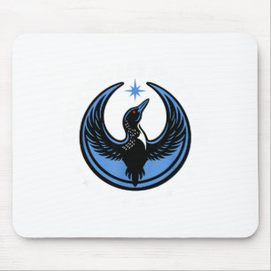 Minimale Minnesota-Rebell-Neue Staatsflagge Mousepad