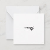 Minimale Mitteilungskarten (Rückseite)