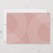 Minimale moderne Arch-Foto-Abschlussankündigung Einladung (Rückseite)