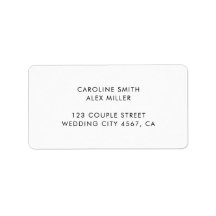 Minimale moderne Art Deco Typografie Hochzeit