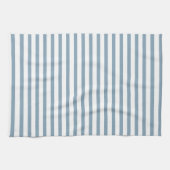 Minimale moderne Blaustreifen-Musterdesign Geschirrtuch (Horizontal)
