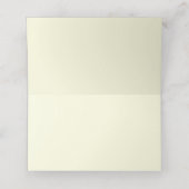 Minimale moderne editierbare Hochzeit Platzkarte (Innenseite Aufgefaltet)