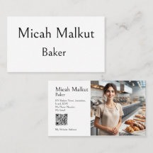 Minimale moderne einfache saubere QR-Code-Professi