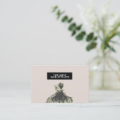 Minimale moderne Haarstylist-Visitenkarte Visitenkarte (Stehend Vorderseite)