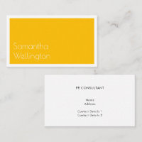 Minimale moderne hellgelbe sonnige Typografie