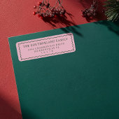 Minimale moderne Retro-Rosa- und Grünwavy-Linie