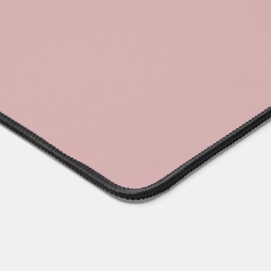 Minimale moderne Rose Monogram Initials Office Schreibtischunterlage (Ecke)