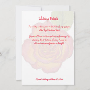 Minimale moderne Rose Save the Date Hochzeit Einladung