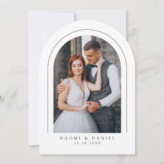 Minimale moderne Schrift, nichts Besonderes, nur L Einladung (Rückseite)