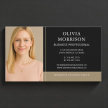 Minimale moderne schwarze Gold-Foto-Vorlage