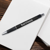 Minimale moderne Typografie Monogramm Schwarz Kugelschreiber