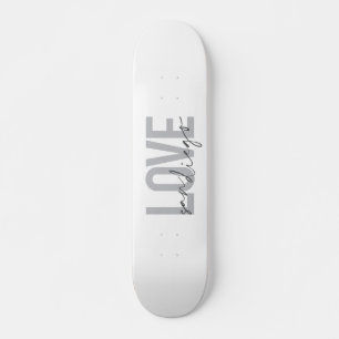 Minimale, moderne, urbane, coole Design Liebe San  Skateboard