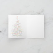 minimale, moderne Weihnachten (Innenseite)