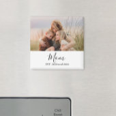 Minimale Mom-Einrichtungs-Fotogeschenk Magnet