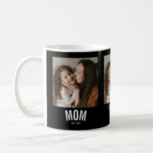 Minimale Mom Established Schwarz 3 Foto Kaffeetasse