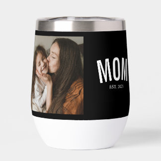 Minimale Mom Established Schwarz Foto