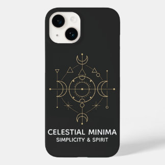Minimale Mondsichel und Sonnenlinienkunst | Boho-S Case-Mate iPhone 14 Hülle