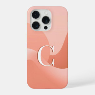 Minimale Monogramm-C-Handyhülle iPhone 15 Pro Hülle