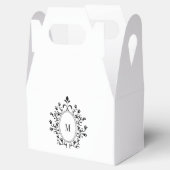 Minimale Monogramm Geschenkschachtel (Geöffnet)