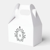 Minimale Monogramm Geschenkschachtel (Vorderseite)