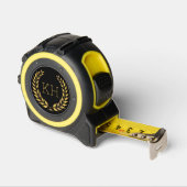 Minimale Monogramm, Goldenes Laurel Maßband (Winkel)