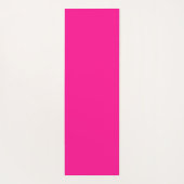 Minimale Monogramm-Initialen von Hot-Pink Yogamatte (Rückseite)