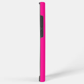 Minimale Monogramm Modernes Hot Pink Samsung Galaxy Hülle (Rechte Seite)
