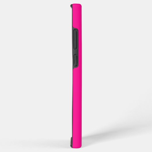 Minimale Monogramm Modernes Hot Pink Samsung Galaxy Hülle (Rechte Seite)