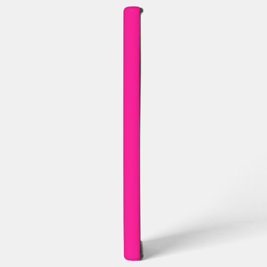 Minimale Monogramm Modernes Hot Pink Samsung Galaxy Hülle (Linke Seite)