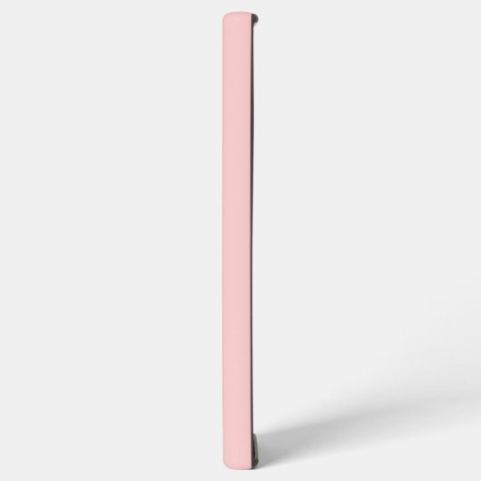 Minimale Monogramm Modernes Rosa Samsung Galaxy Hülle (Linke Seite)