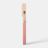 Minimale Monogramm-R-Handyhülle – Ästhetischer Buc iPhone Hülle (Linke Seite)