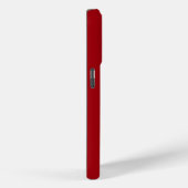 Minimale Monogramm Rot Case-Mate iPhone Hülle (Rückseite / Rechts)