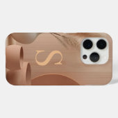 Minimale Monogramm S-Handyhülle – Moderne Ästhetik Case-Mate iPhone Hülle (Rückseite (Horizontal))