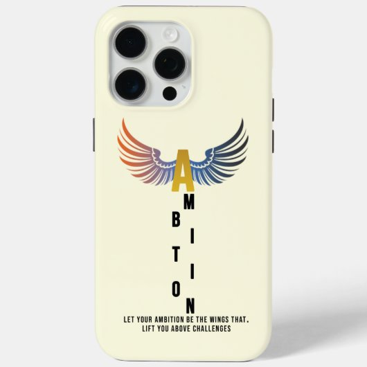 Minimale Motivations-iPhone / iPad-Hülle Case-Mate iPhone Hülle (Rückseite)