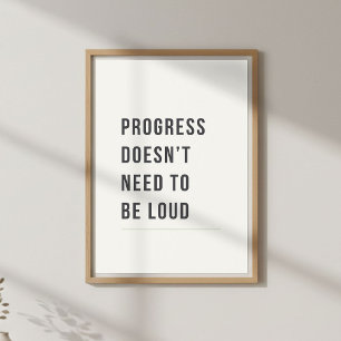Minimale Motivationszitate, Ruhige Zitate Poster