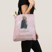 Minimale muslimische Ästhetik-Typografie-Design Tasche (Von Nahem)