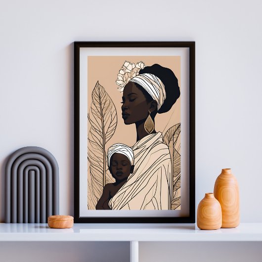 Minimale Mutter - Das Wesen der afrikanischen Mutt Poster