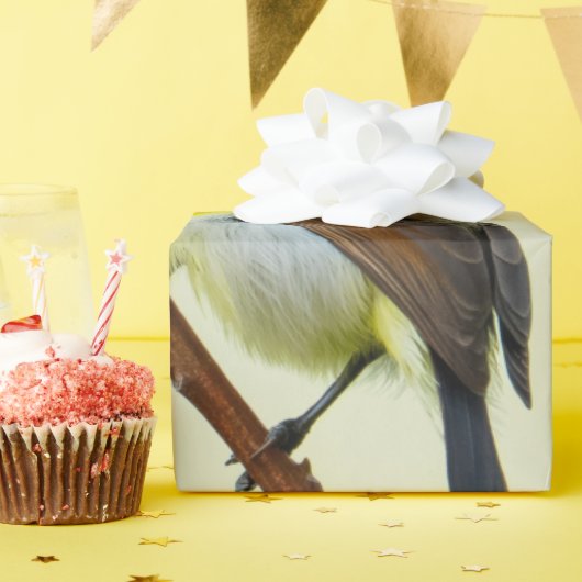 Minimale Natur-Vogelumwickelpapier Geschenkpapier (Geburtstagsparty)