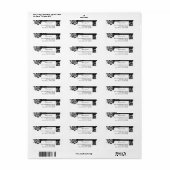 Minimale neue Zuhause Vintag Key Label (Vorne)