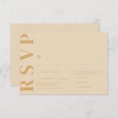 Minimale niederländische weiße RSVP-Karte Einladung (Vorne/Hinten)