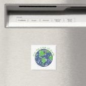Minimale Öko-Geschenke zum Tag der Erde Magnet (In Situ (Geschirrspüler))