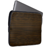 Minimale Orangenlinien Laptopschutzhülle (Vorne Rechts)