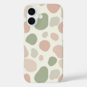 Minimale organische Blob-Muster Case-Mate iPhone Hülle (Rückseite)