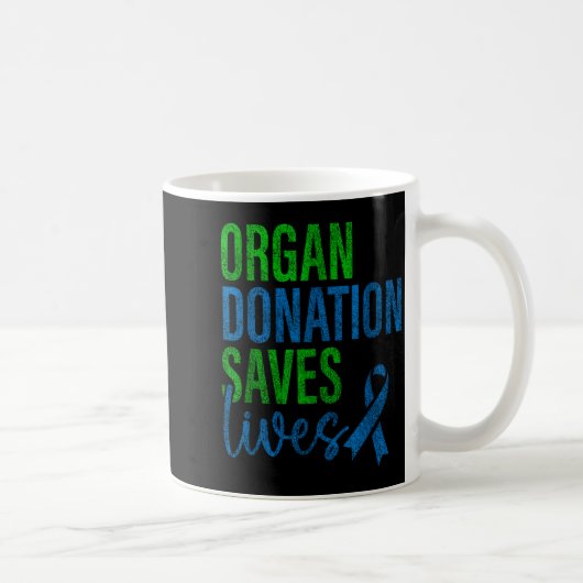 Minimale Organspende Rettet Leben National Kaffeetasse (Rechts)