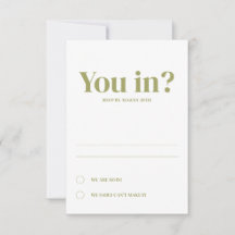 Minimale Oval Response Cards