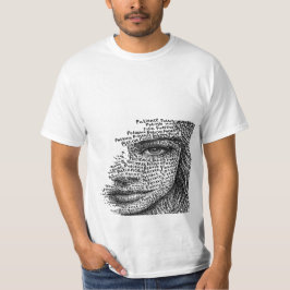 Minimale Pariser Streifen-Ästhetik-T-Shirt T-Shirt