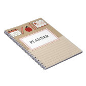 Minimale Pastelabdeckung Notizblock (Rechte Seite)