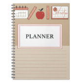 Minimale Pastelabdeckung Notizblock (Vorderseite)