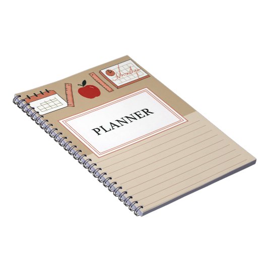 Minimale Pastelabdeckung Notizblock (Rechte Seite)